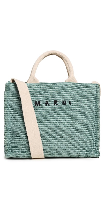 Marni Small Basket Tote Tea Gr