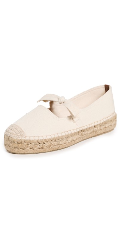 STAUD Calla Espadrille Mary Janes Natural