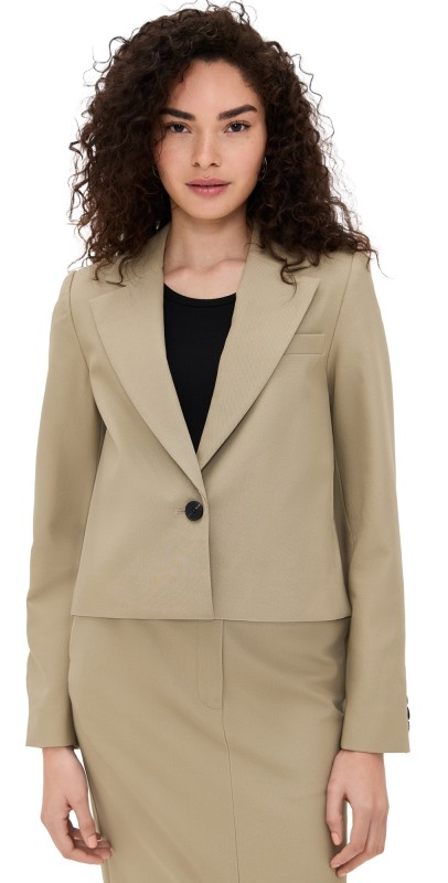 A. EMERY Adys Crop Blazer Fawn