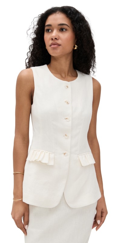 POSSE Matilda Gilet Cream