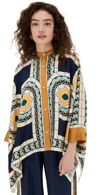 La DoubleJ Foulard Shirt Mudejar Placée