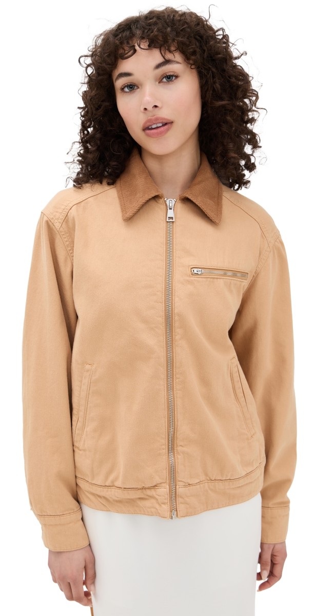 Reformation Harrison Utility Jacket Alder