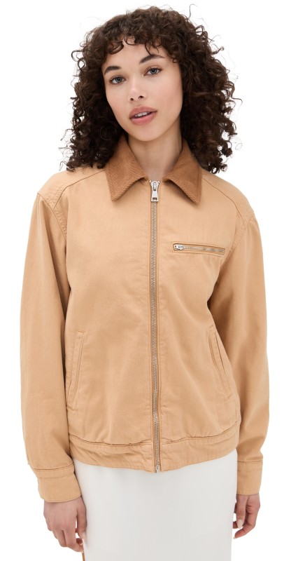 Reformation Harrison Utility Jacket Alder
