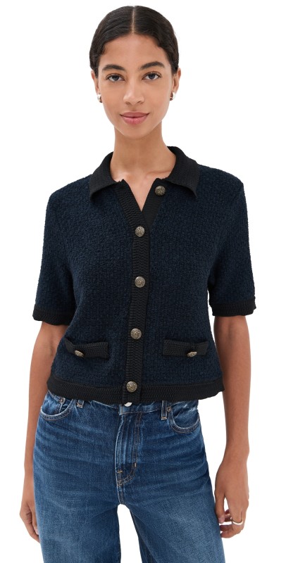 Veronica Beard Marie Cardigan Navy