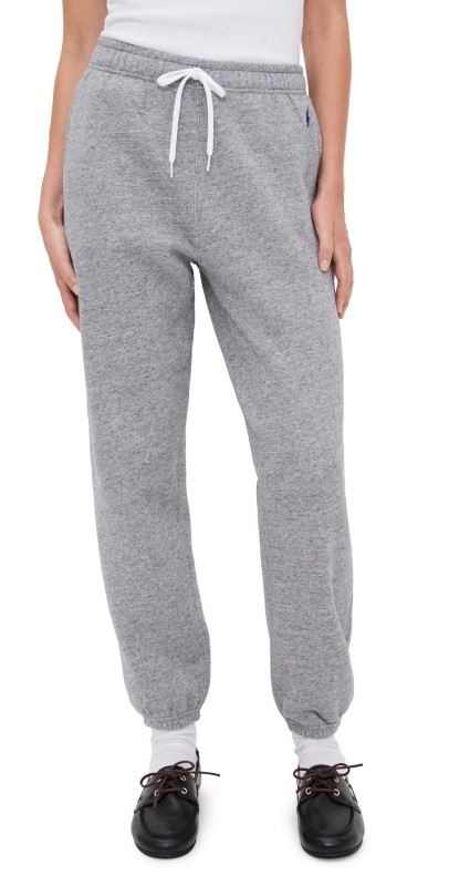 Polo Ralph Lauren Ankle Jogger Sweatpants Grey Heather