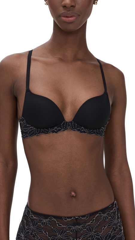 b. tempt'd by Wacoal Feeling Famous Wirefree Pushup Bra Night/Angel Wing