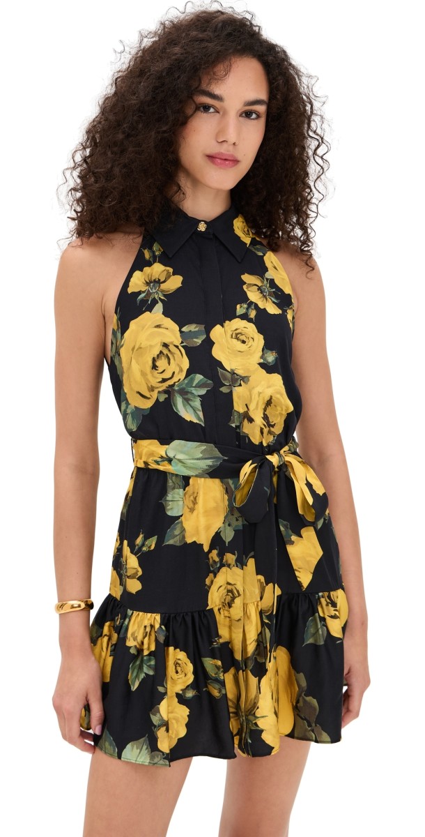 alice + olivia Miranda Mini Dress ROSEHIPS
