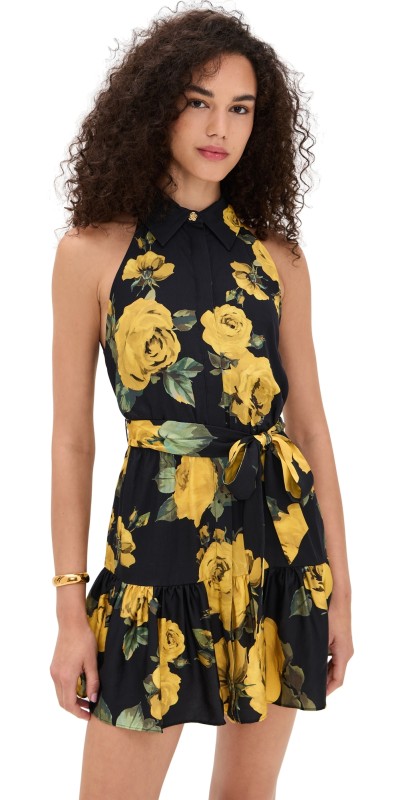 alice + olivia Miranda Mini Dress ROSEHIPS