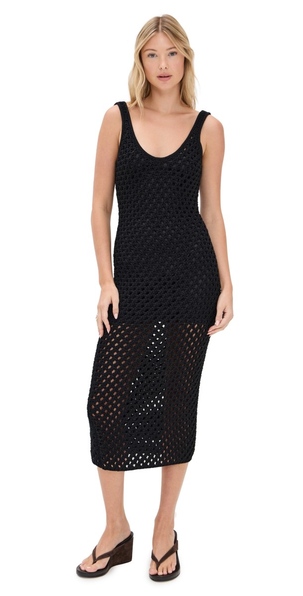 Le Superbe St. Tropez Midi Dress Black