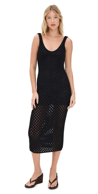 Le Superbe St. Tropez Midi Dress Black