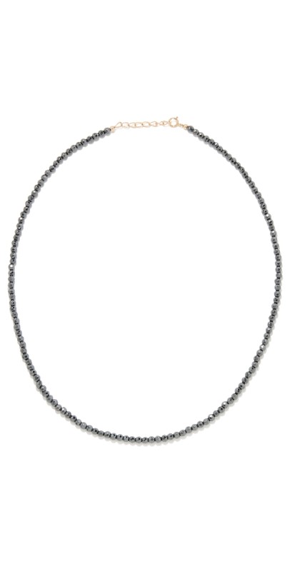 JIA JIA Hematite Necklace Gunmetal
