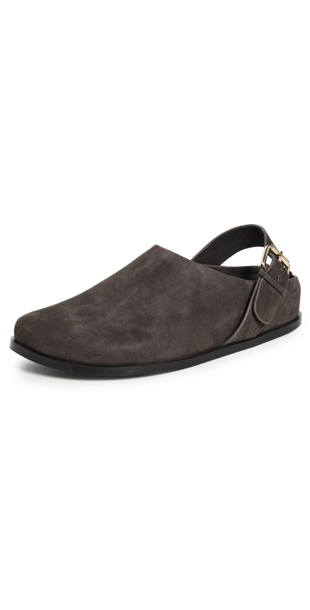 A. EMERY Louis Clogs Mulch Suede
