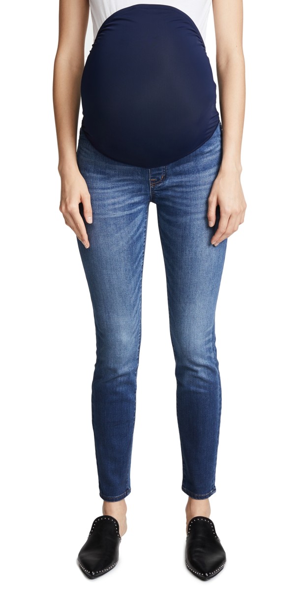 Madewell Maternity Over-the-Belly Skinny Jeans Danny Wash