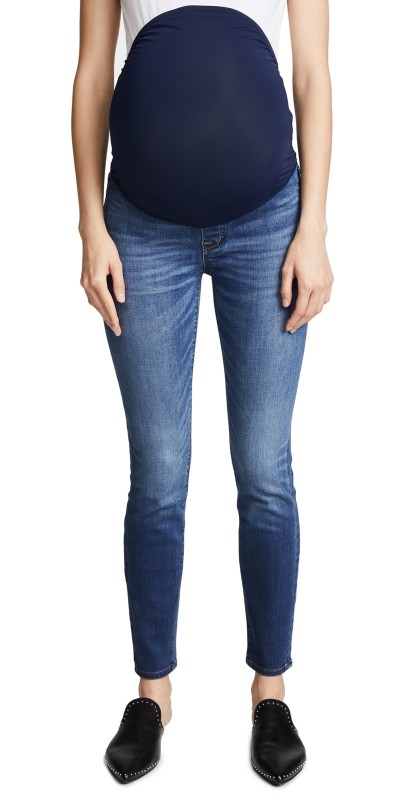 Madewell Maternity Over-the-Belly Skinny Jeans Danny Wash