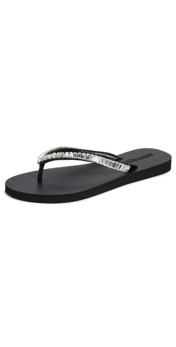 Mystique Flip Flops Black/Clear