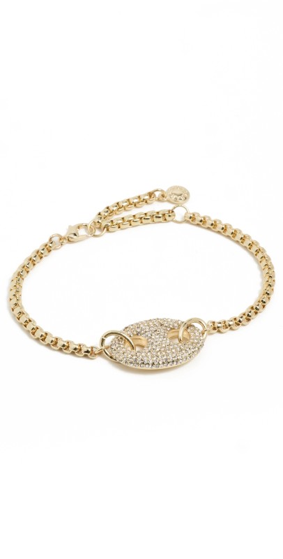 BaubleBar Scarlett Reversible Bracelet Gold