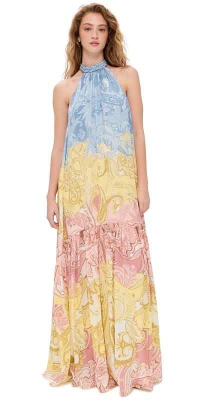Hemant and Nandita Long Dress Multi