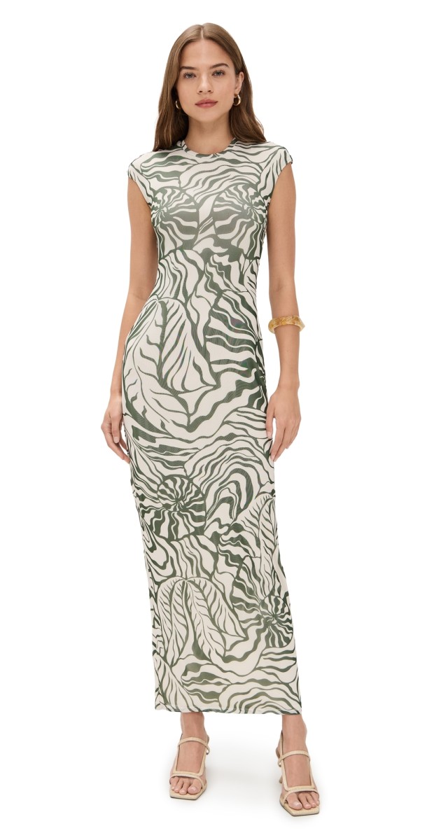 AFRM Cody Dress Tonal Shell