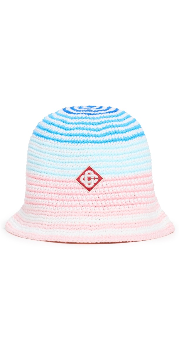 Casablanca Gradient Crochet Hat Whit