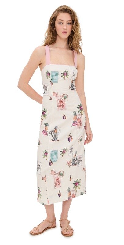 Kivari Lyra Tie Back Midi Dress Lyra