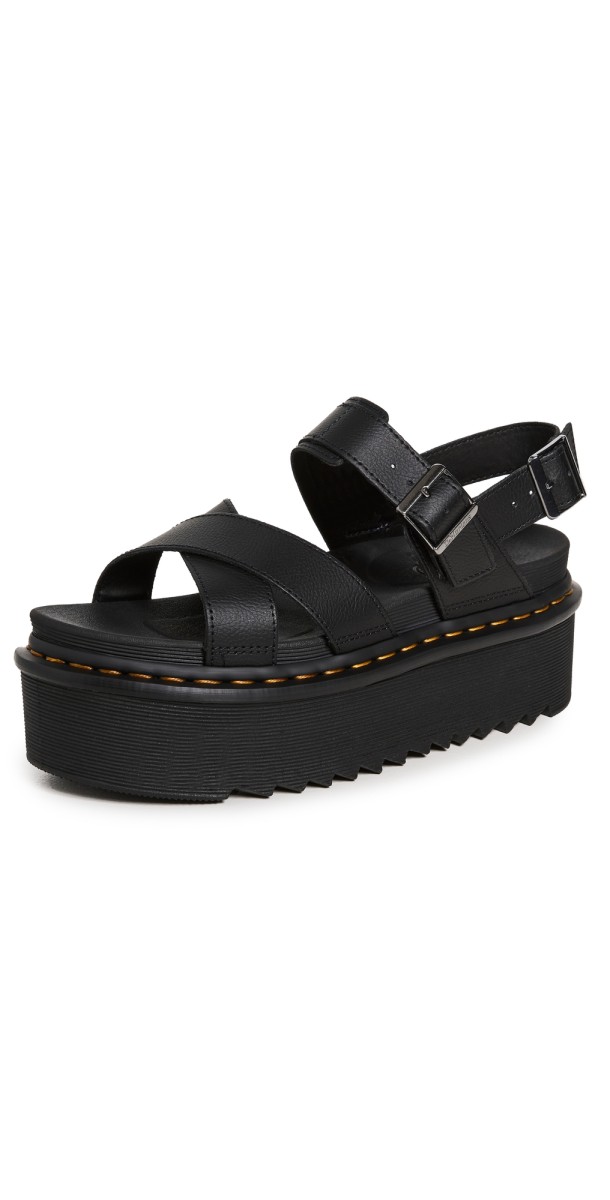 Dr. Martens Voss II Quad Sandals Black