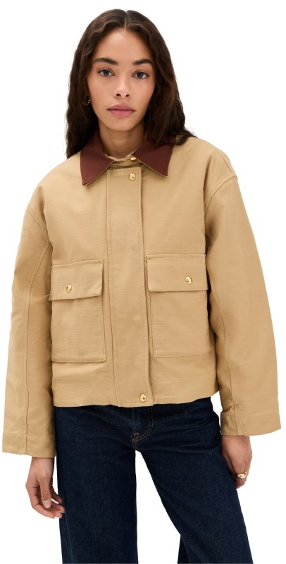 rag & bone Nonie Cotton Jacket Beige