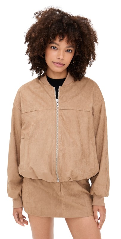 Madison the Label Deserae Jacket Tan