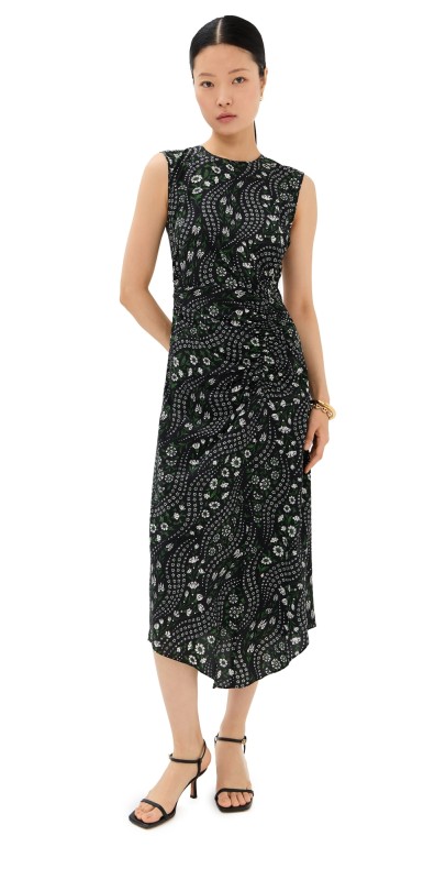 Veronica Beard Viviana Dress Black Multi