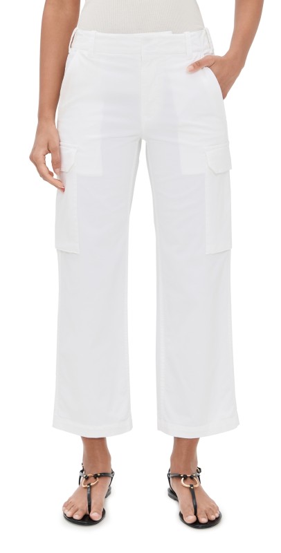 Nili Lotan Leofred Cargo Pants White
