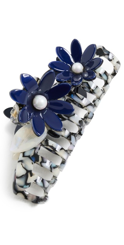 Lele Sadoughi Petunia Claw Clip Celestial Jet