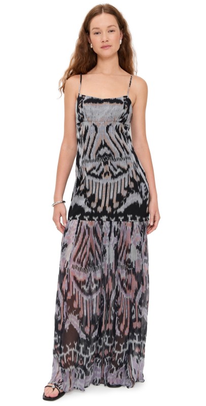 Ulla Johnson Marisol Drop Waist Gown Tigereye