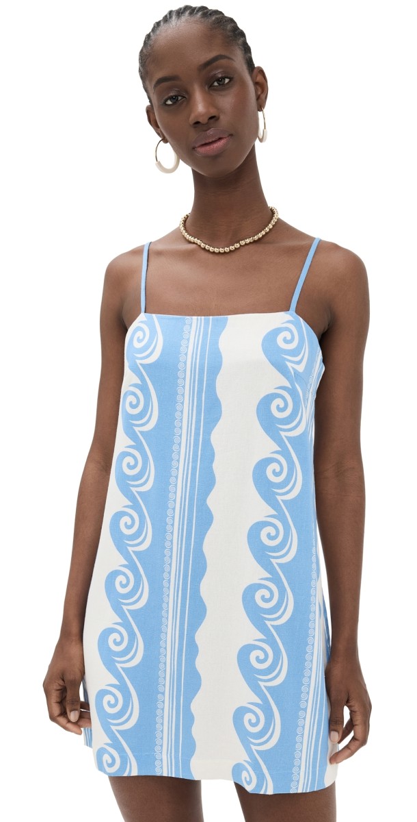 Dress To Ocean Print Mini Dress Ocean Print