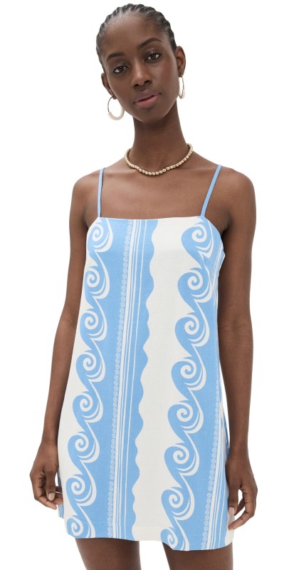 Dress To Ocean Print Mini Dress Ocean Print