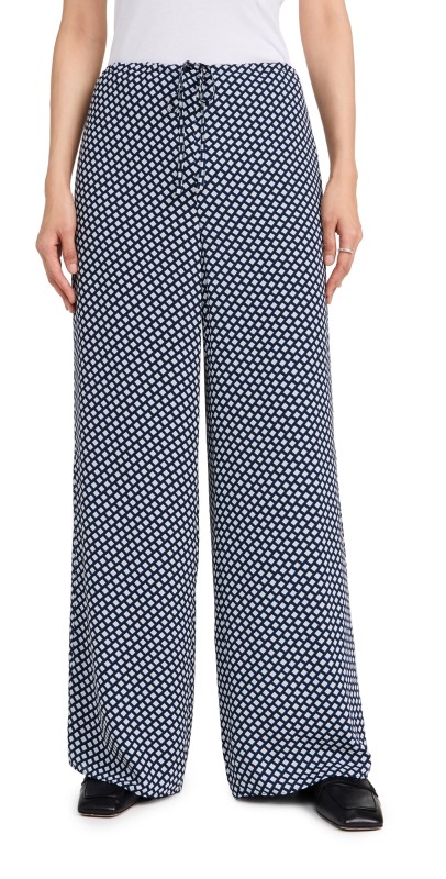 Theory Drawstring Pants Sapphire Multi