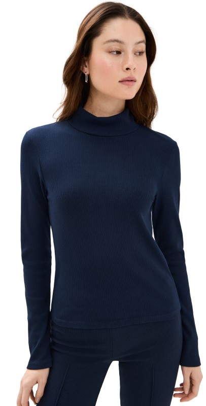 DONNI. The Rib Turtleneck Navy