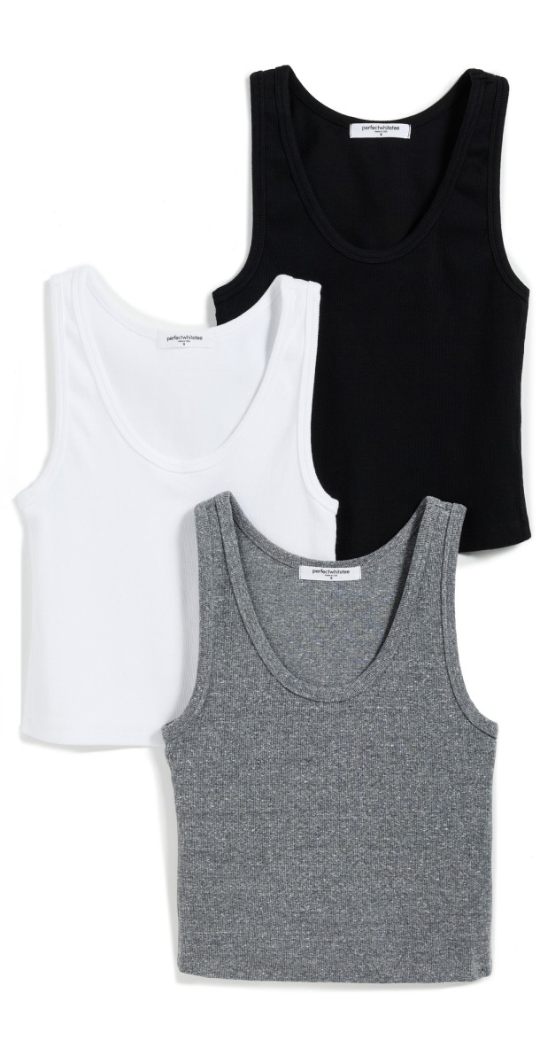 perfectwhitetee Blondie Tank 3 Pack Essential