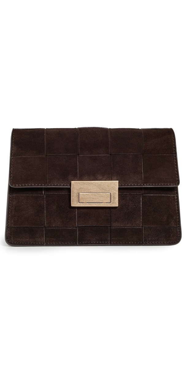 Loeffler Randall Delphine Leather Clutch Tmoro