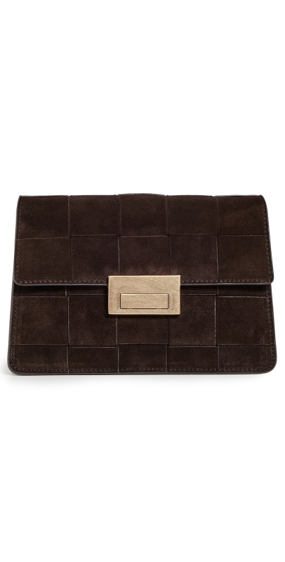 Loeffler Randall Delphine Leather Clutch Tmoro