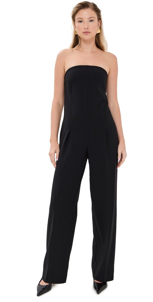Vince Strapless Jumpsuit Black