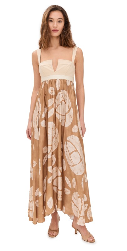 ALEXIS Melbourne Long Dress Desert Sand