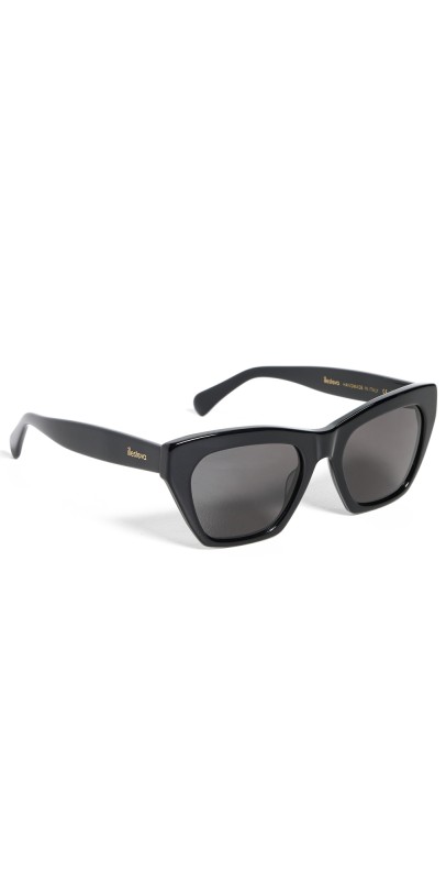 Illesteva Bali Black Sunglasses Black/Grey