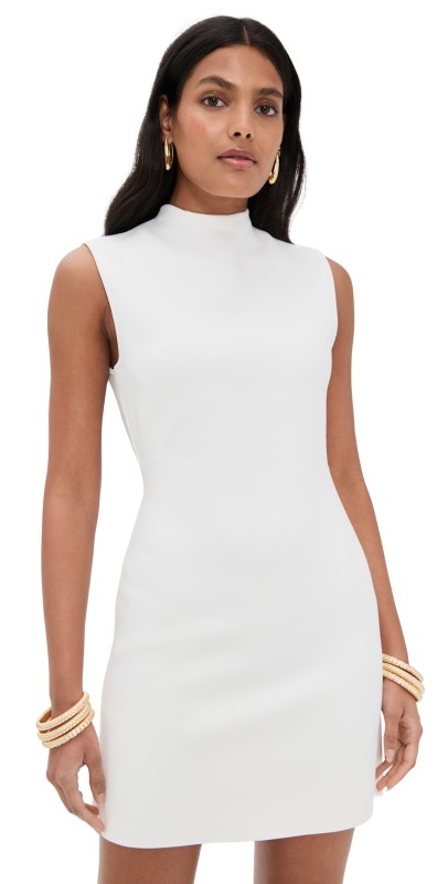 Cult Gaia Harlow Knit Dress Off White