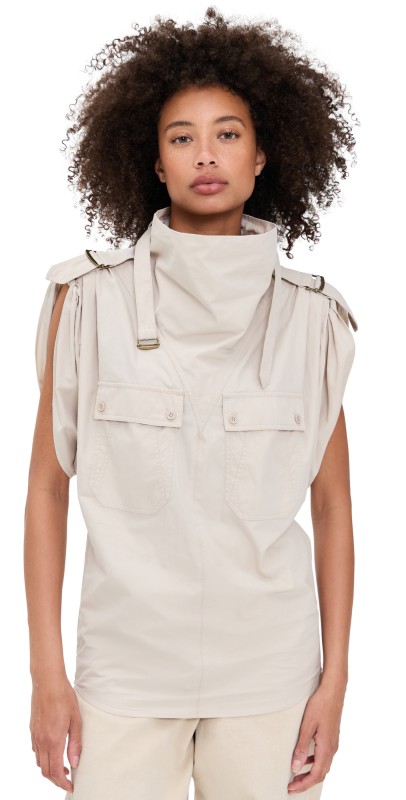 Isabel Marant Étoile Nemia Top Ecru