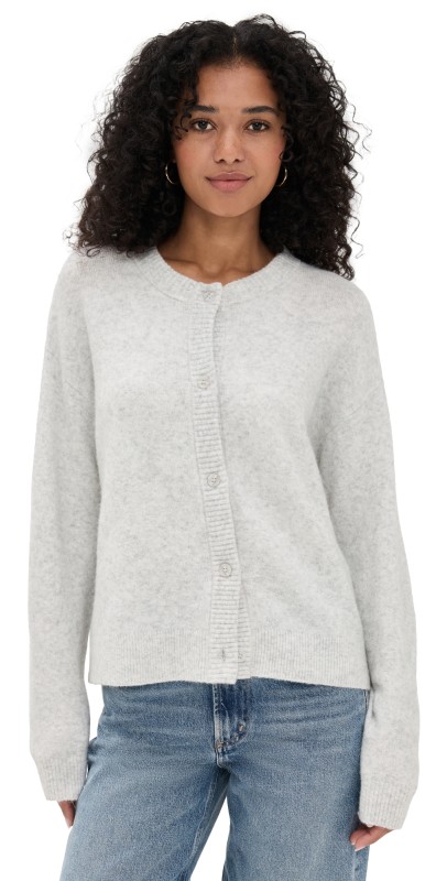 American Vintage Damsville Cardigan Gris Chine
