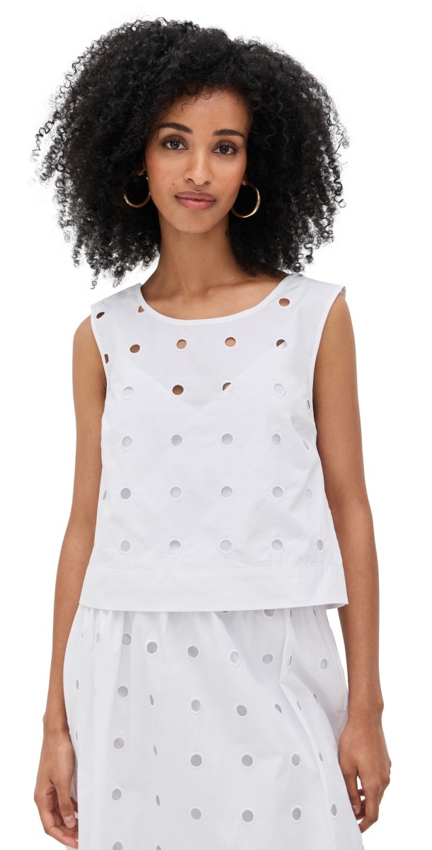 POSSE Peggy Top Vintage White