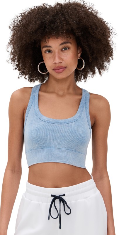 FP Movement Go To Bra Washed Denim Blue