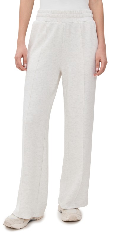 Varley The Wide Leg Pants 30 Ivory Marl