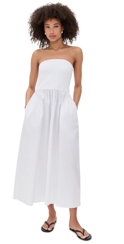 Playa Lucila Combo Maxi Dress White