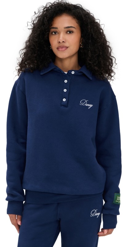 DANZY Polo Fleece Navy