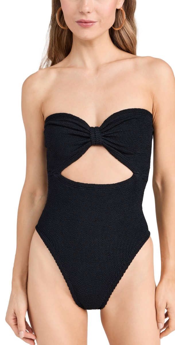 Hunza G Alana One Piece Black